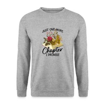 Livre de lecture Merch Booktok Livre cadeau livresque - Sweat-shirt Unisexe - gris chiné - Devant - Alina (178cm) & Michal (187cm)