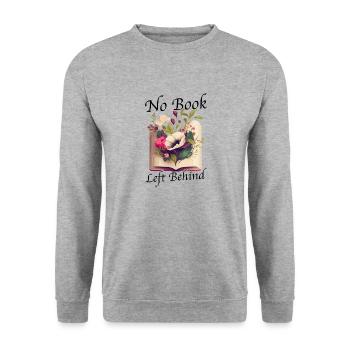 Livre de lecture Merch Booktok Livre cadeau livresque - Sweat-shirt Unisexe - gris chiné - Devant - Alina (178cm) & Michal (187cm)