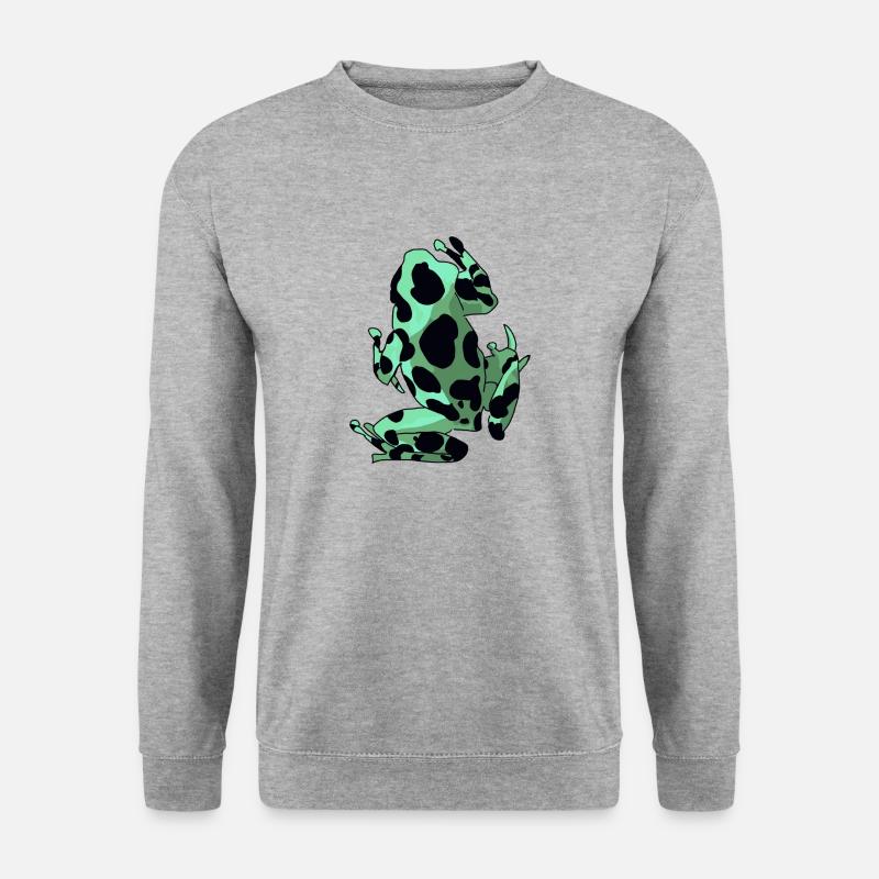 Frosch & Kröte - Unisex Pullover - Weißgrau meliert