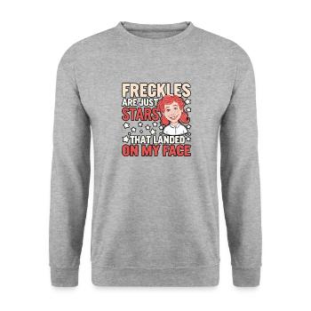 Gulf Of Mexico Oceanic Basin Tourist Spot Travel - Unisex Sweatshirt - salt & pepper - Front - Alina (178cm) & Michal (187cm)