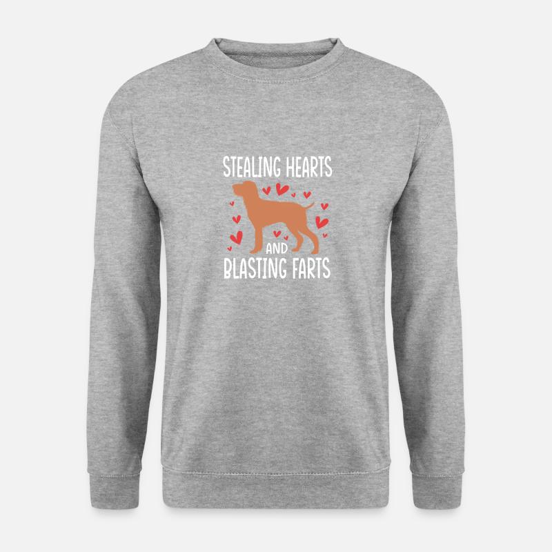 Griffon - Unisex Pullover - Weißgrau meliert