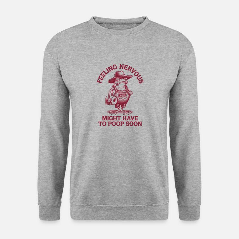 Irritable Bowel Syndrom Cowboy Frog - Unisex Sweatshirt - salt & pepper