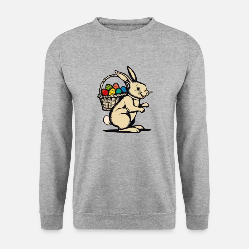 Retro Easter Bunny - Unisex Sweatshirt - salt & pepper