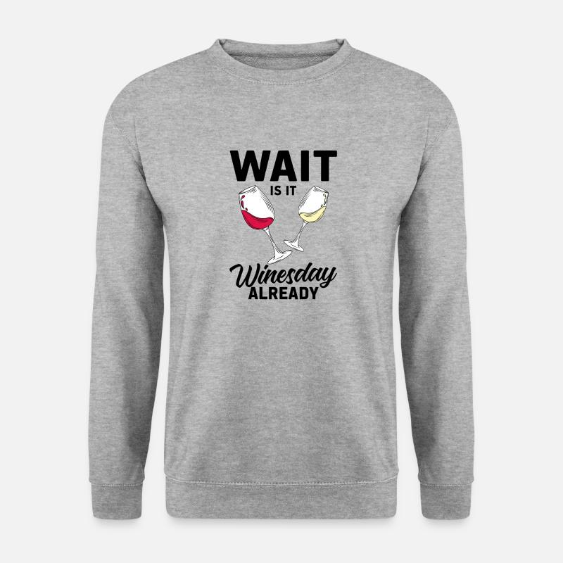 Wine Red Wine - Unisex Sweatshirt - salt & pepper
