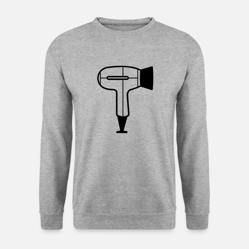 Föhn - Unisex Pullover - Weißgrau meliert