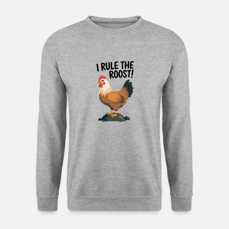 Chicken Chickens - Unisex Sweatshirt - salt & pepper
