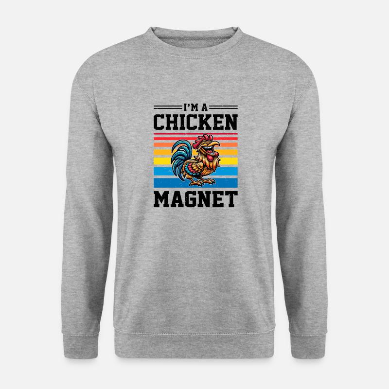Poulets Poulets - Sweat-shirt Unisexe - gris chiné