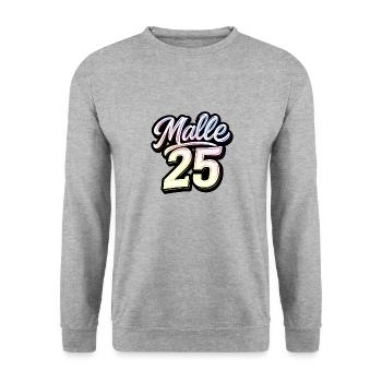 Malle 2025 Trikot - Unisex Pullover - Weißgrau meliert - Vorne - Alina (178cm) & Michal (187cm)