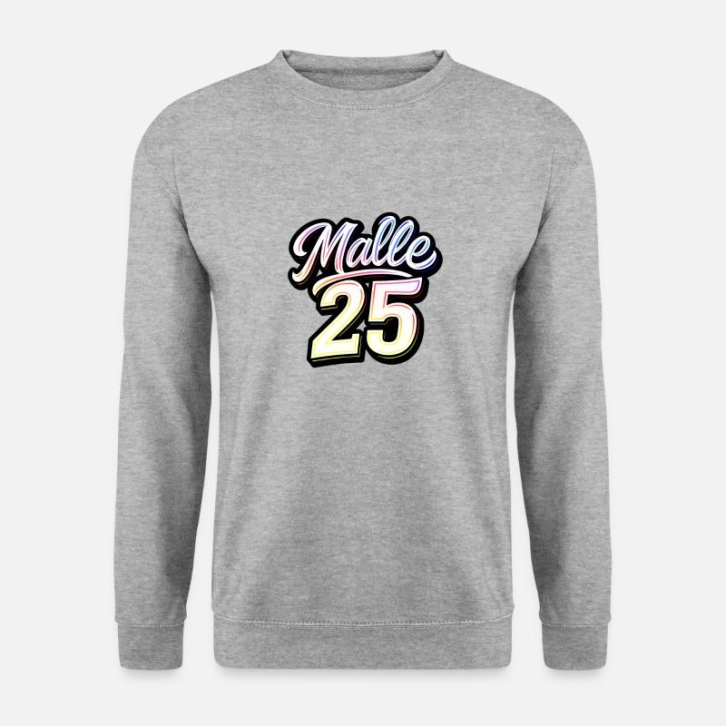 Malle 2025 Trikot - Unisex Pullover - Weißgrau meliert