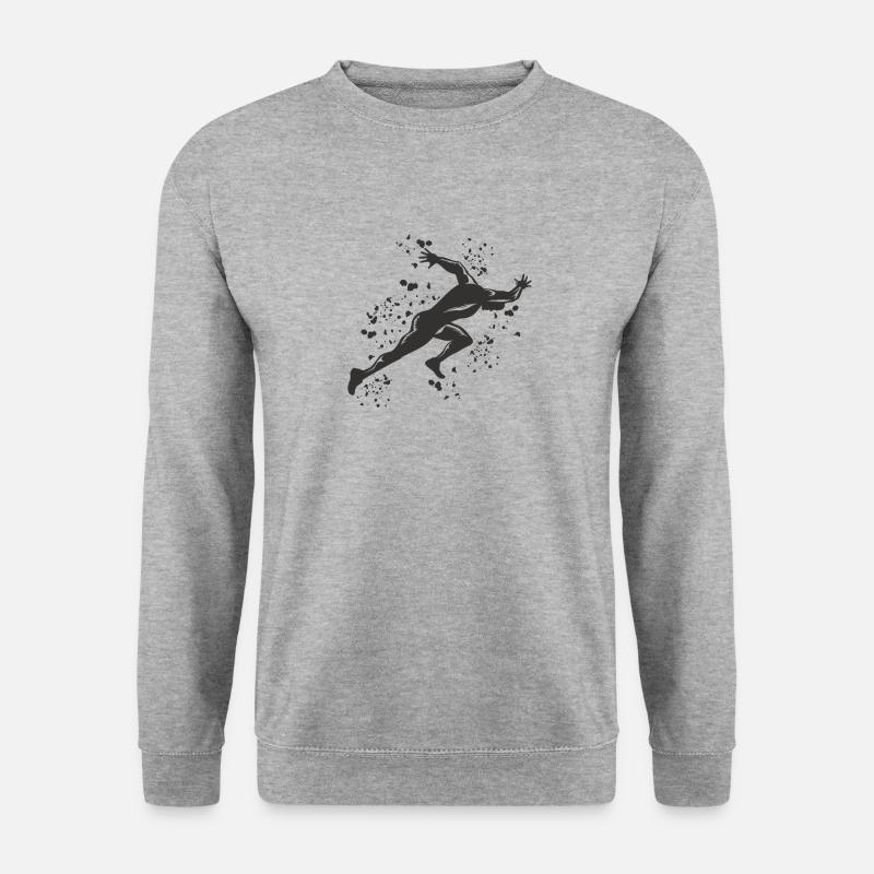 Sprinter Colorsplash Sprintender Sprint - Unisex Pullover - Weißgrau meliert