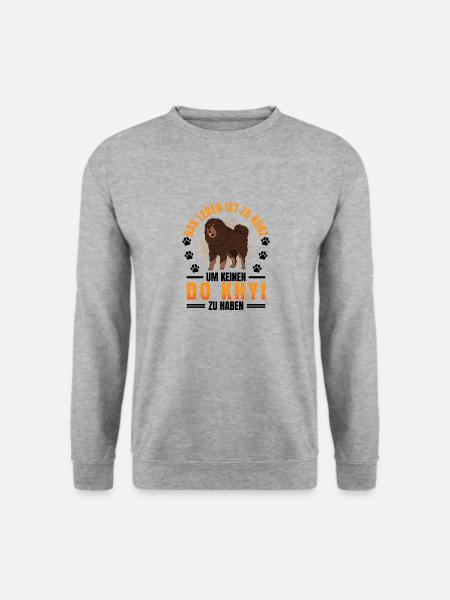 Do Khyi nicht besitzen Tibetdogge - Unisex Pullover - Weißgrau meliert