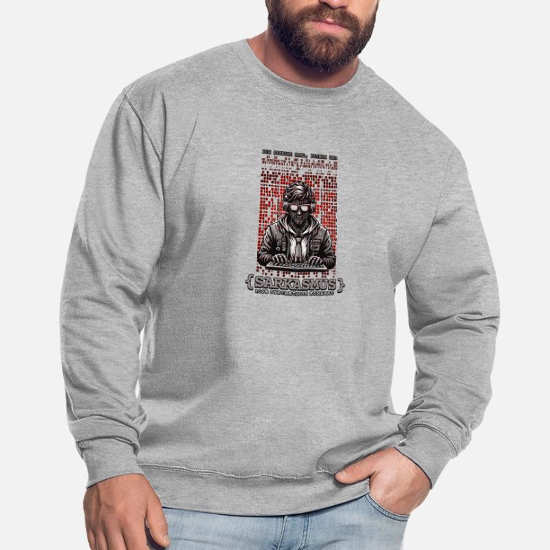 Ich spreche HTML Python und Sarkasmus Unisex Pullover