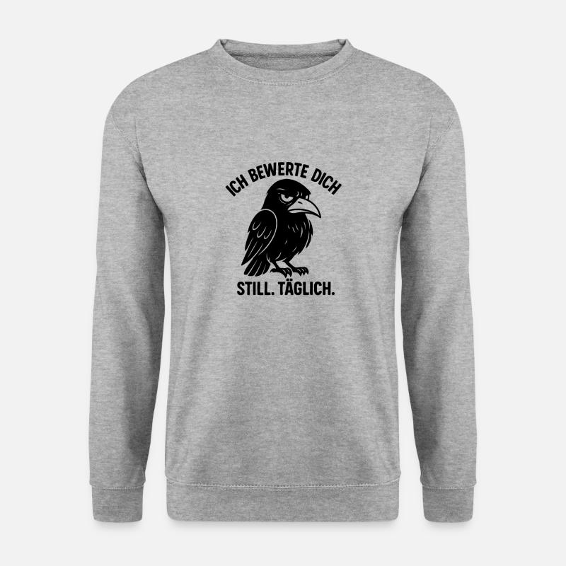 Raabe - Unisex Pullover - Weißgrau meliert