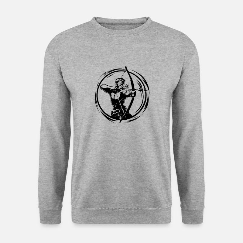 Archery Man - Unisex Sweatshirt - salt & pepper