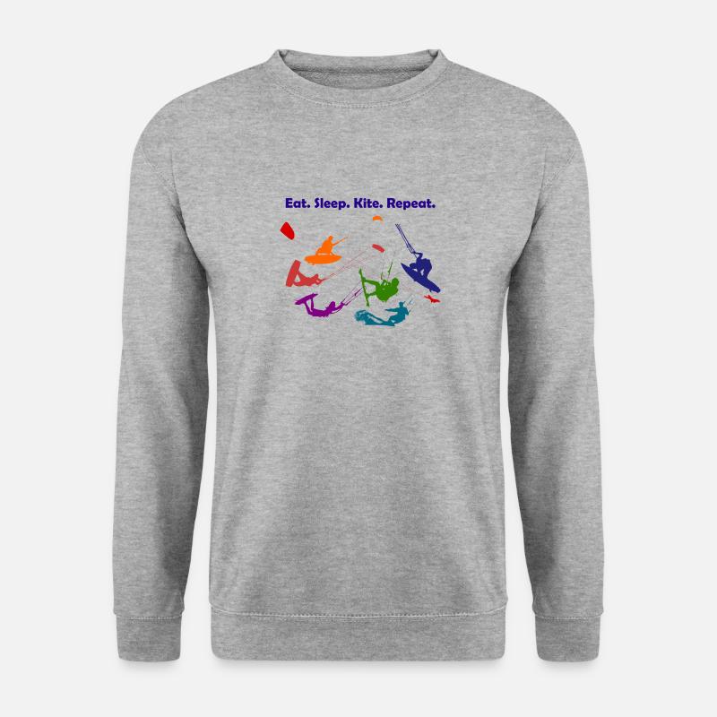 Kite - Unisex Pullover - Weißgrau meliert