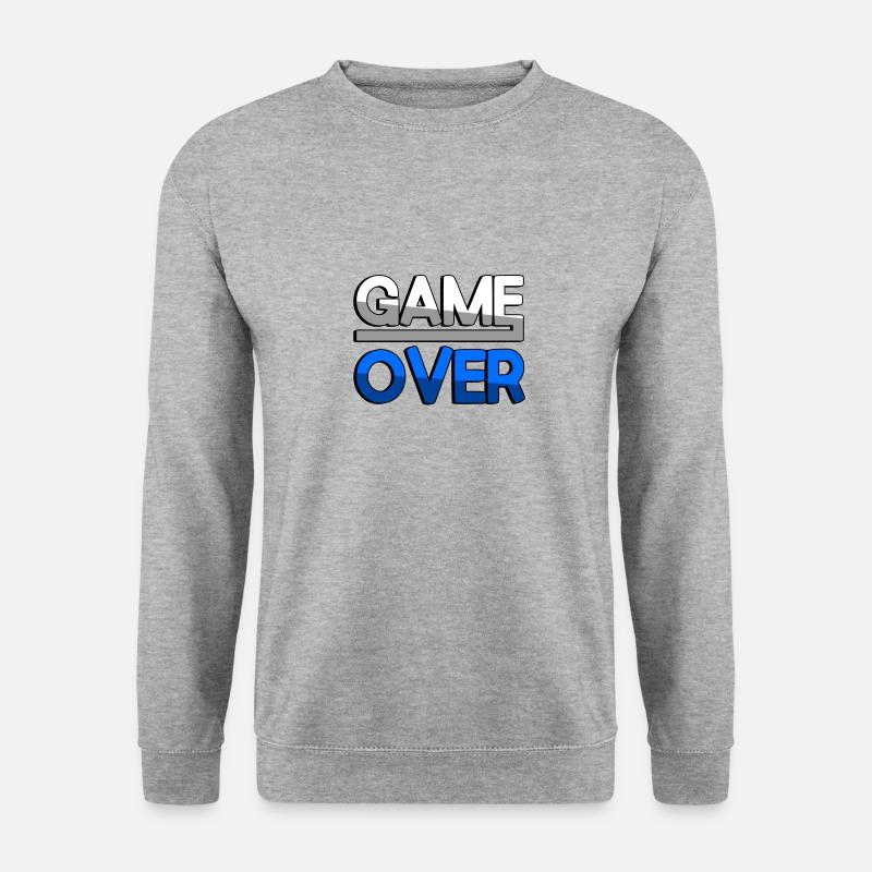 GAME OVER (Blue) - Gaming - Unisex Sweatshirt - salt & pepper