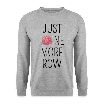 Crochet Crochet Crocheter Drôle - Sweat-shirt Unisexe - gris chiné - Devant - Alina (178cm) & Michal (187cm)