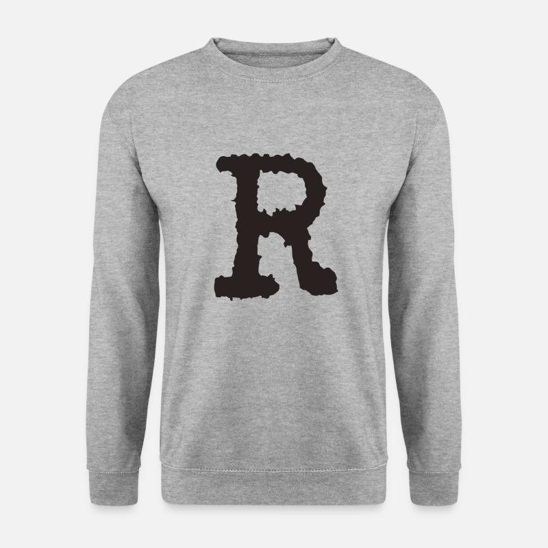 R - Unisex Sweatshirt - salt & pepper