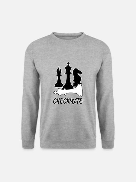 Chess - checkmate - Unisex Sweatshirt - salt & pepper