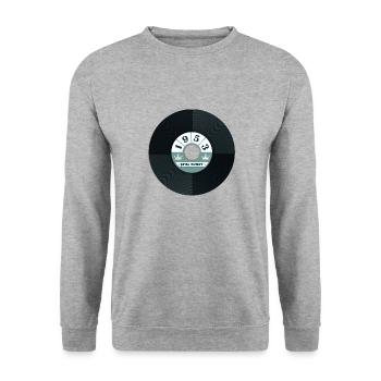 Millésime 1953 - Sweat-shirt Unisexe - gris chiné - Devant - Alina (178cm) & Michal (187cm)