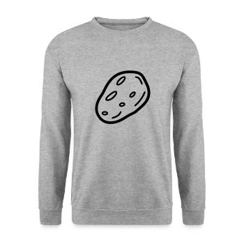 potato - Unisex Sweatshirt - salt & pepper - Front - Alina (178cm) & Michal (187cm)