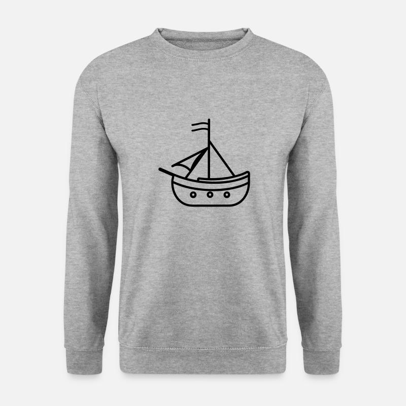 Pirate ship - Unisex Sweatshirt - salt & pepper