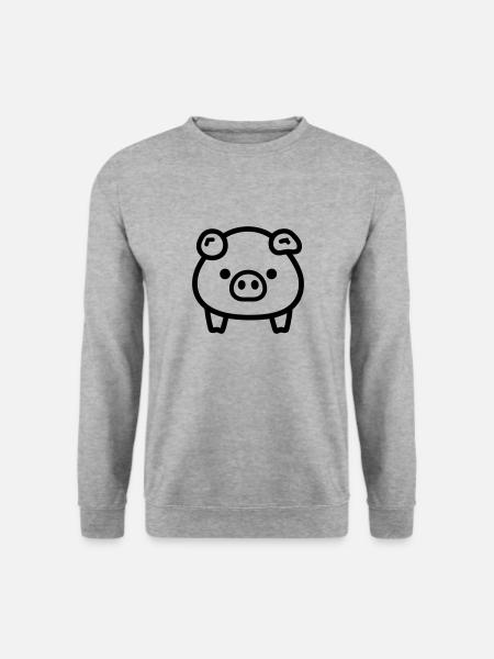 pig - Unisex Sweatshirt - salt & pepper