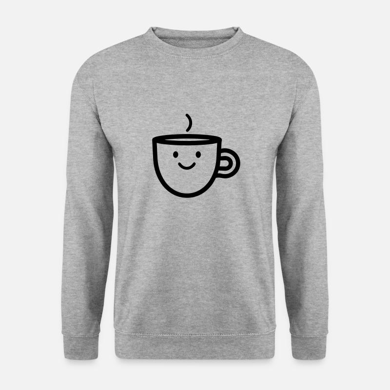 Mug de café - Sweat-shirt Unisexe - gris chiné