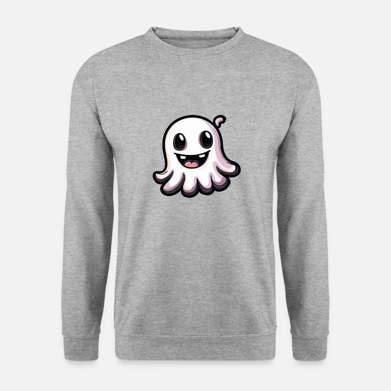 Ghost Halloween Cute Comic - Unisex Sweatshirt - salt & pepper