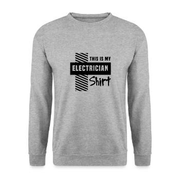 Artisan de circuits électroniques de tension - Sweat-shirt Unisexe - gris chiné - Devant - Alina (178cm) & Michal (187cm)