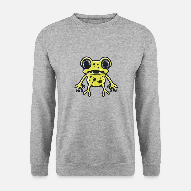 Frog Halloween Comic Funny - Unisex Sweatshirt - salt & pepper
