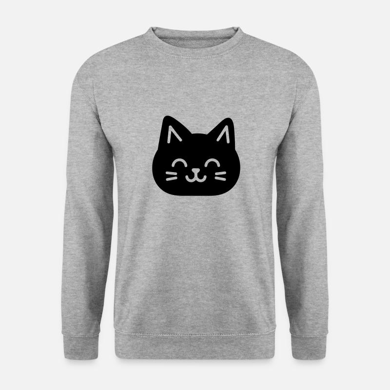 cat - Unisex Sweatshirt - salt & pepper