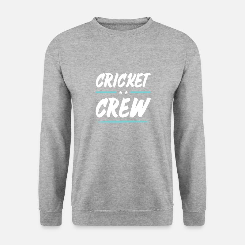 Cricket Crew - Unisex Pullover - Weißgrau meliert