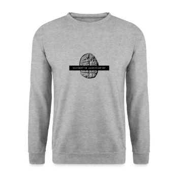 Dolmengöttin 3 - Unisex Pullover - Weißgrau meliert - Vorne - Alina (178cm) & Michal (187cm)