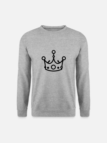 Diadem - Unisex Pullover - Weißgrau meliert