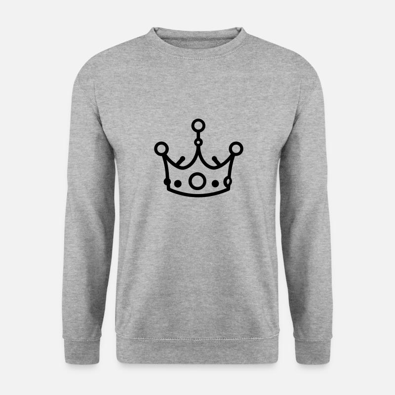 Diadem - Unisex Pullover - Weißgrau meliert