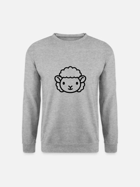 mouton - Sweat-shirt Unisexe - gris chiné