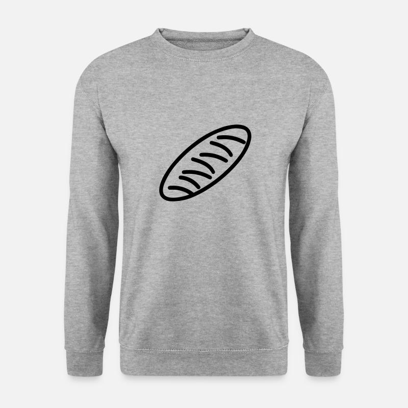 Zauberstab - Unisex Pullover - Weißgrau meliert