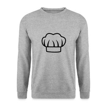 Chef de cuisine - Unisex Sweatshirt - salt & pepper - Front - Alina (178cm) & Michal (187cm)