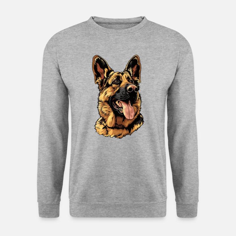German Shepherd - Unisex Sweatshirt - salt & pepper