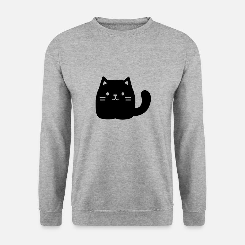 cat - Unisex Sweatshirt - salt & pepper
