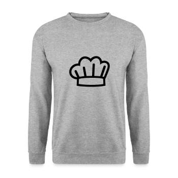 Chef de cuisine - Unisex Sweatshirt - salt & pepper - Front - Alina (178cm) & Michal (187cm)