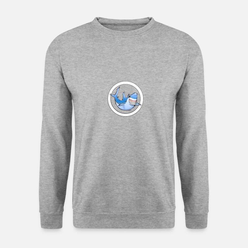 Doo-doo-doo - Unisex Pullover - Weißgrau meliert