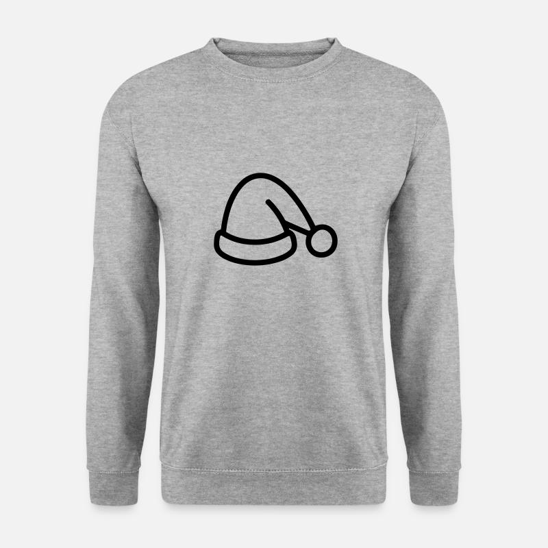 Christmas hat - Unisex Sweatshirt - salt & pepper