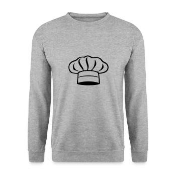 Chef de cuisine - Unisex Sweatshirt - salt & pepper - Front - Alina (178cm) & Michal (187cm)