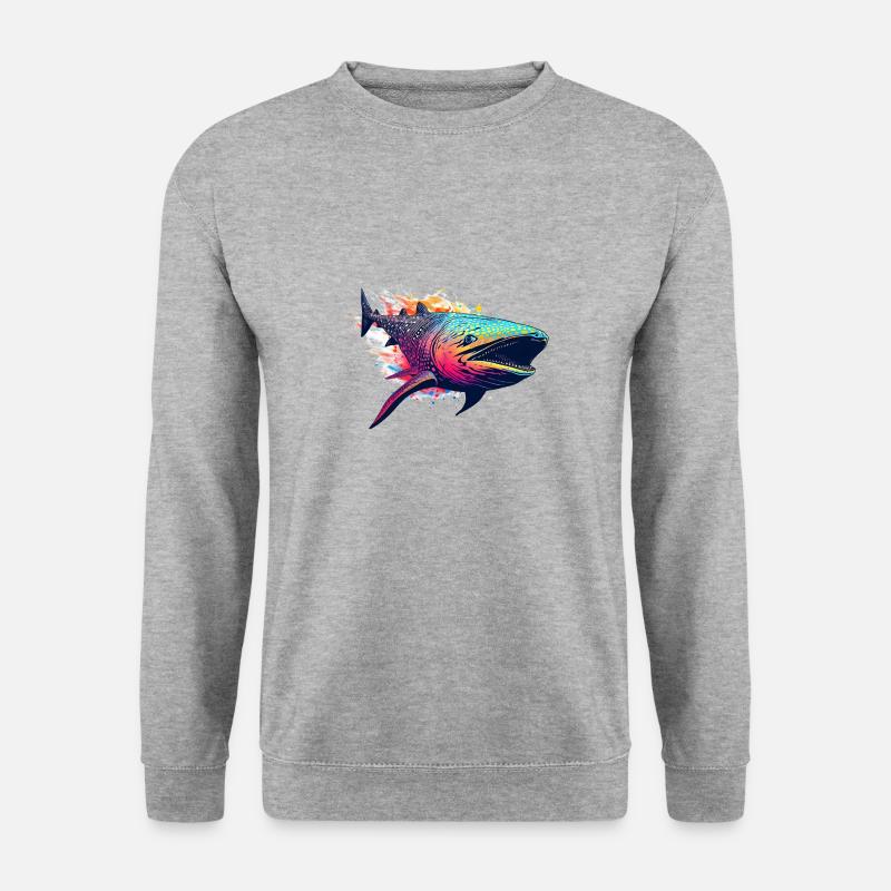 Requin-baleine - Sweat-shirt Unisexe - gris chiné