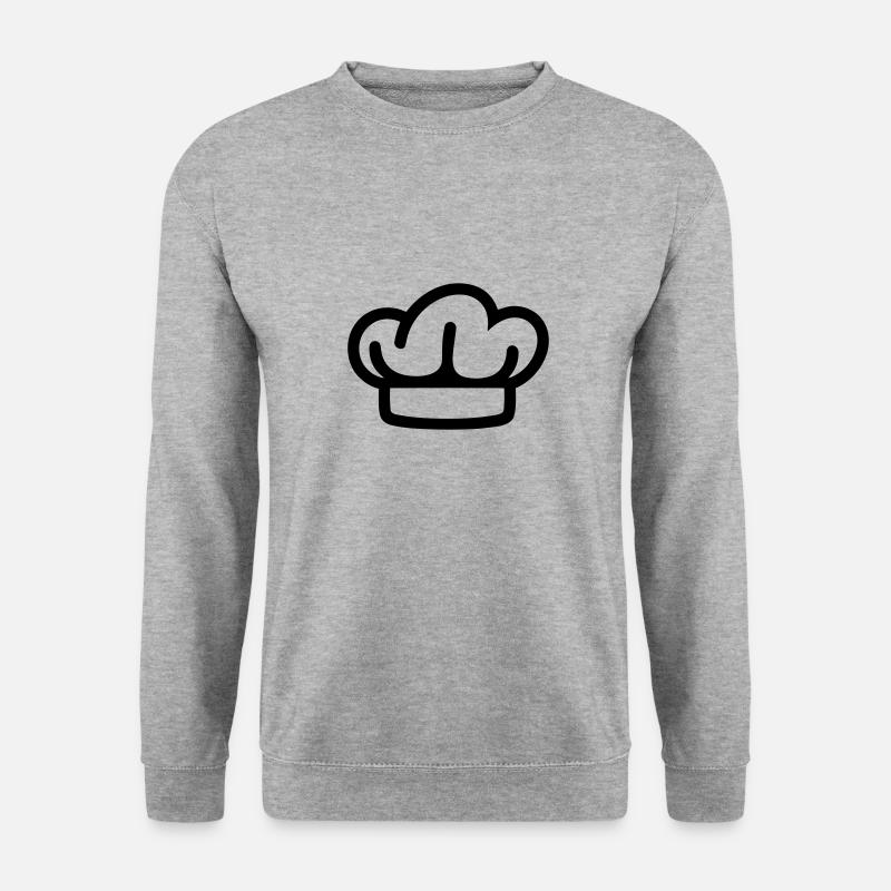 Toque Chef de cuisine - Sweat-shirt Unisexe - gris chiné