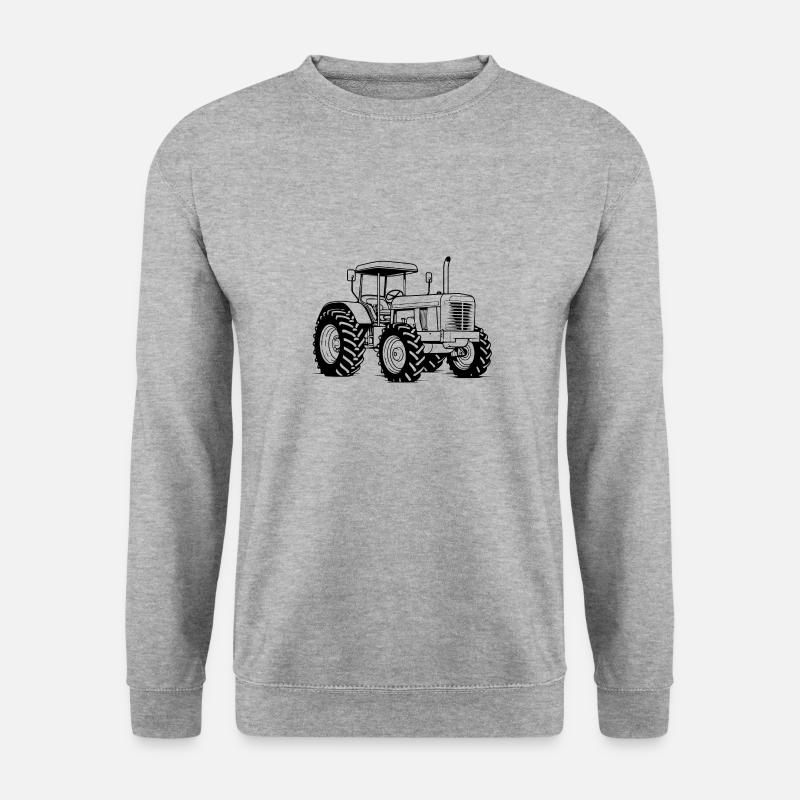 Tractor icon - Unisex Sweatshirt - salt & pepper