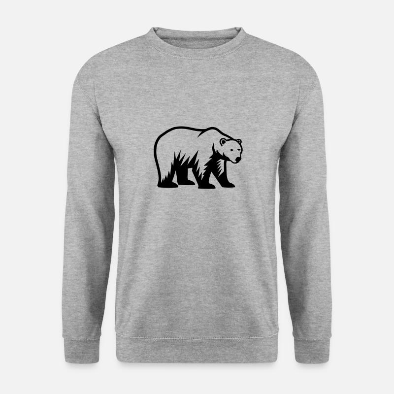 Polar bear - Unisex Sweatshirt - salt & pepper
