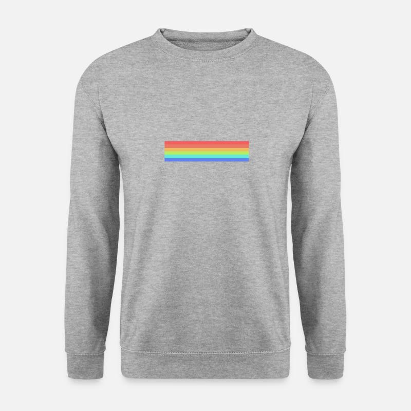Rainbow - Unisex Pullover - Weißgrau meliert